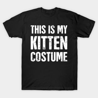 This Is My Kitten Costume | Halloween Costume Party T-Shirt